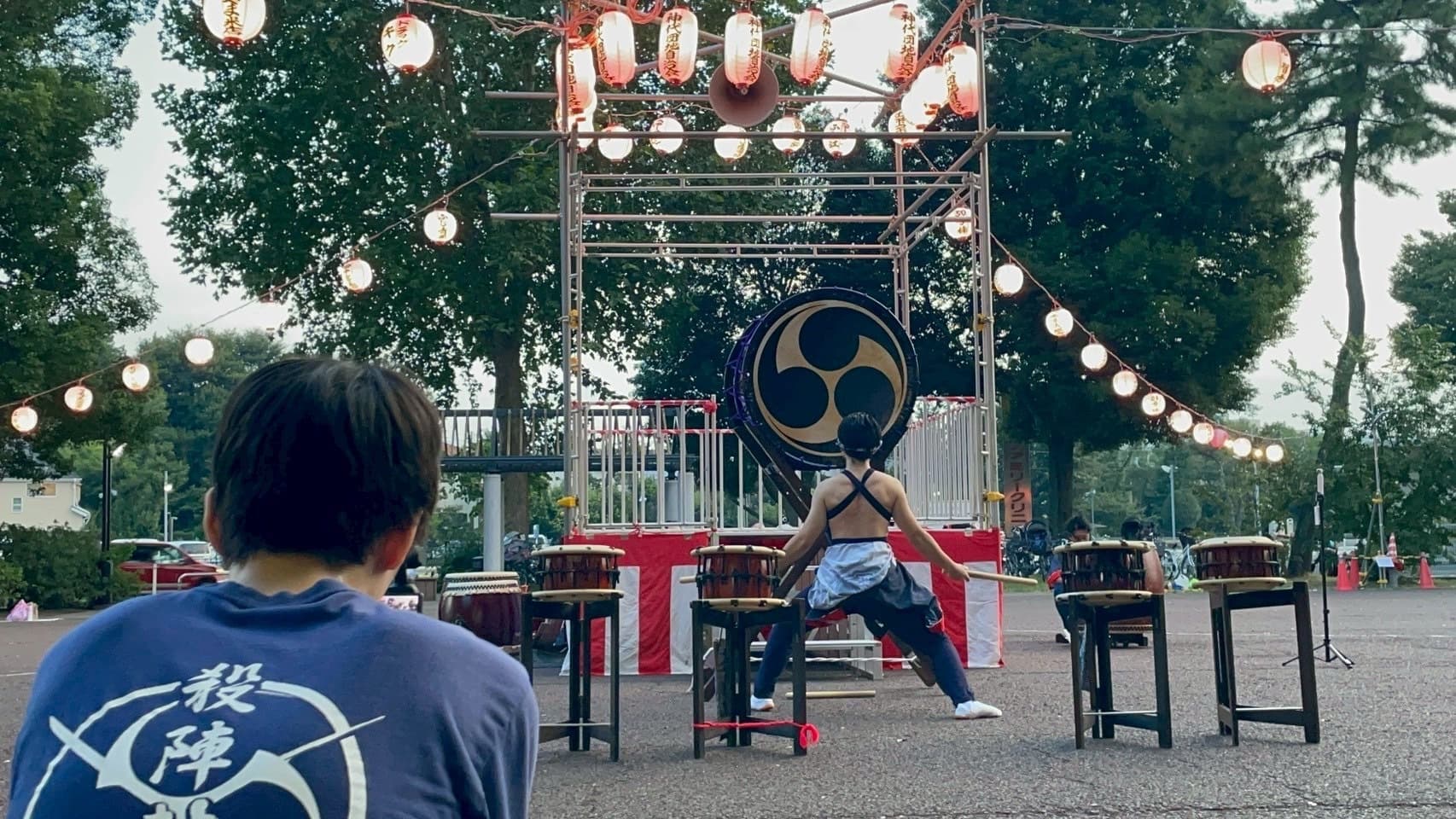 納涼盆踊り祭り　2025年　大太鼓